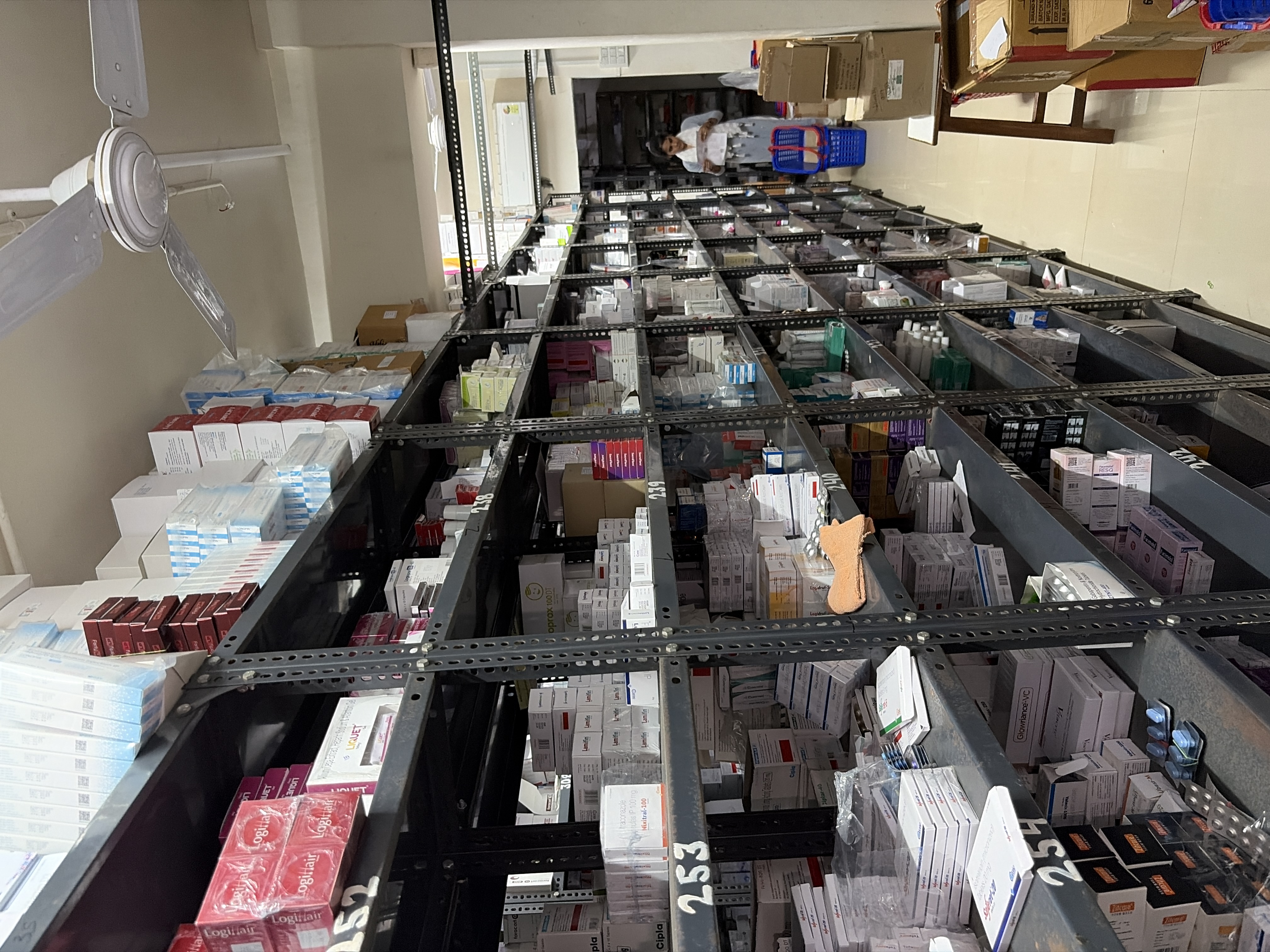 Organized medical supplies ready for healthcare trade dispatch